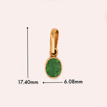 Load image into Gallery viewer, Emerald Oval Pendant
