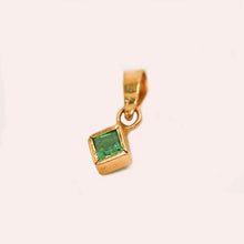 Load image into Gallery viewer, Emerald Rectangle Pendant
