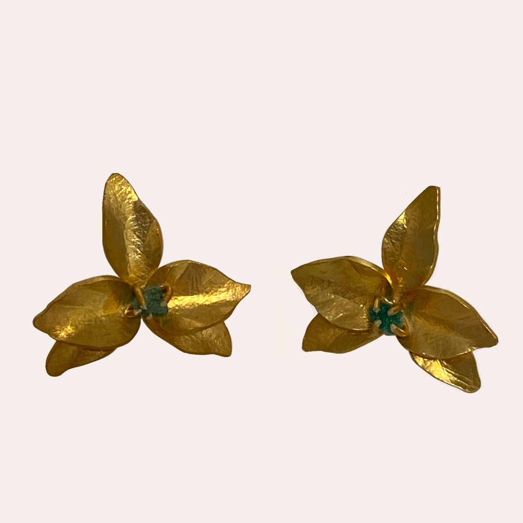 Handmade Flower Studs